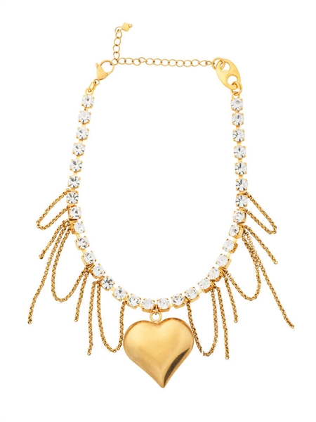 KALEIDO HEART OF GOLD NECKLACE